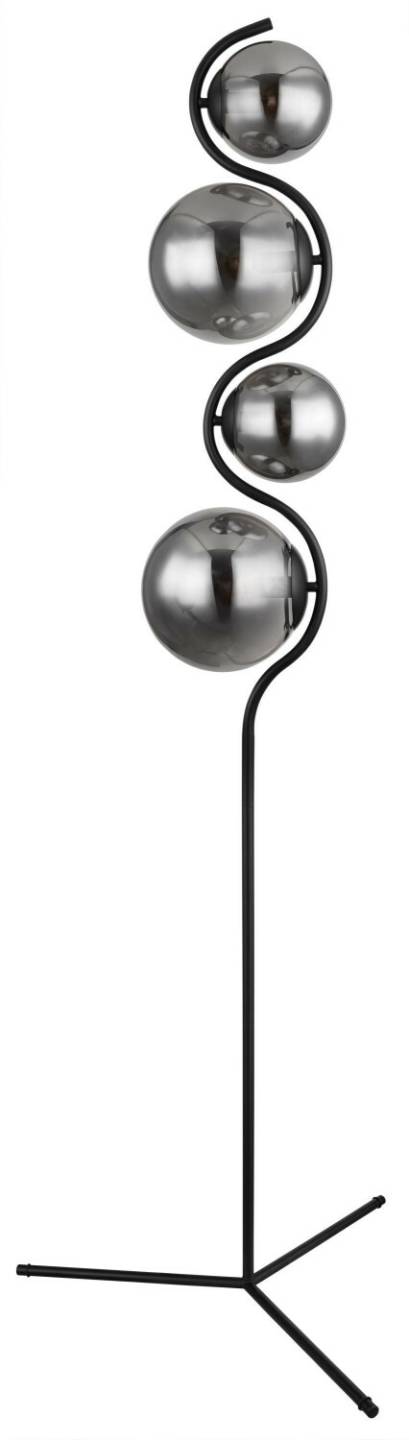 Lampen & Leuchten Globo Stehleuchte PORRY (DH 66x160 cm) schwarz